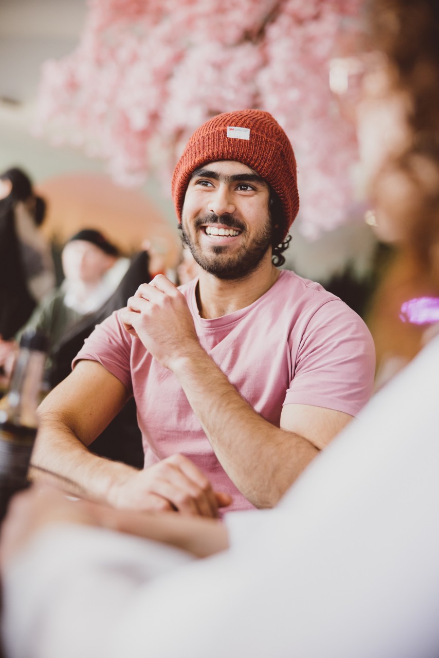 Undergraduate student socialising in Saijokai Pan Asia