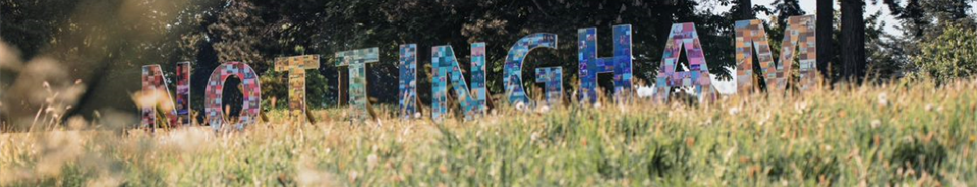 Nottingham sign, University Park